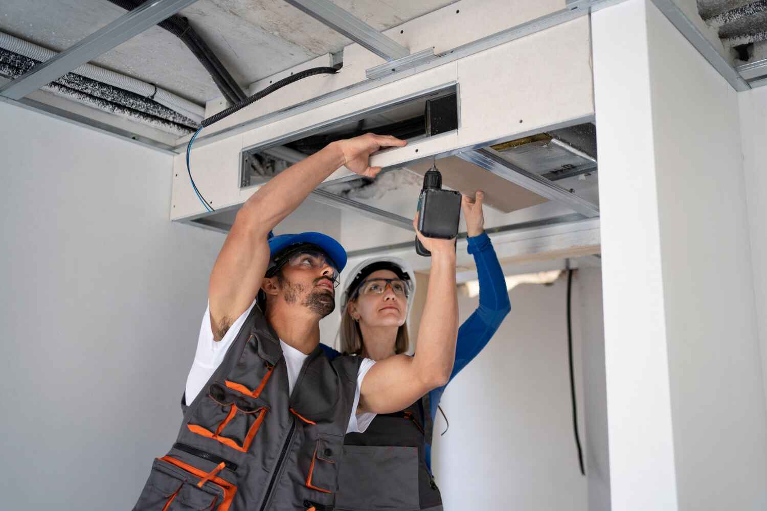 HVAC air duct cleaning